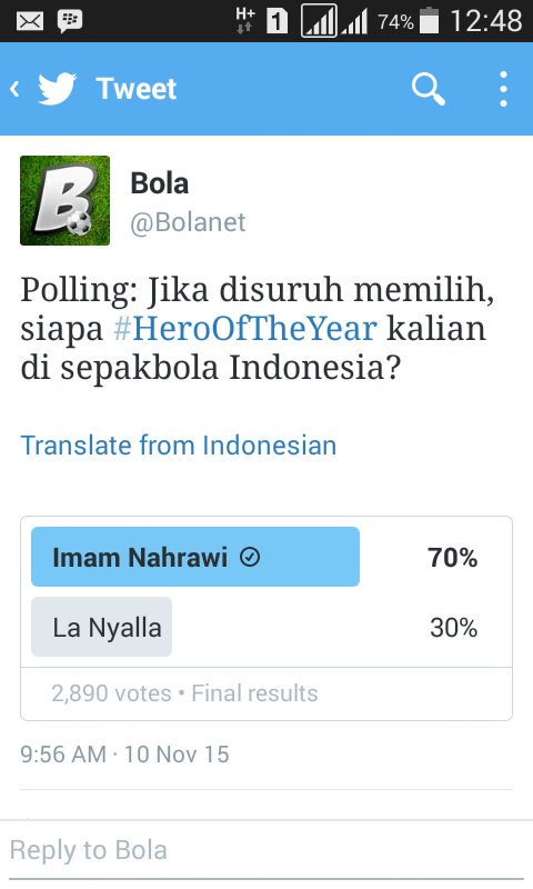 Hasil polling <a href="/Bolanet/">Bola</a>