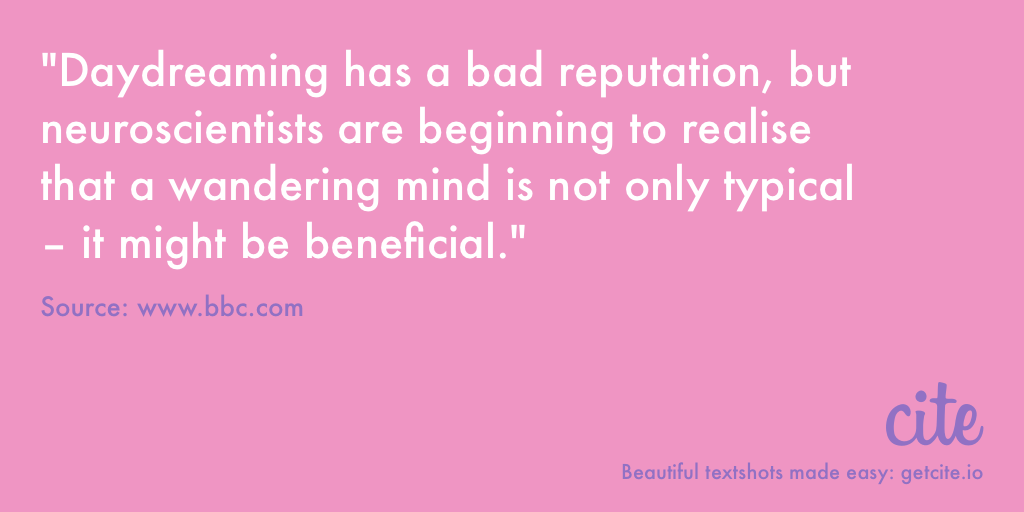PagosYoga's tweet photo. - @BBC - #Future - Why we should stop worrying about our wandering minds https://t.co/fy1K25rqjz #daydream #ToRead https://t.co/gAEcUkBlbI