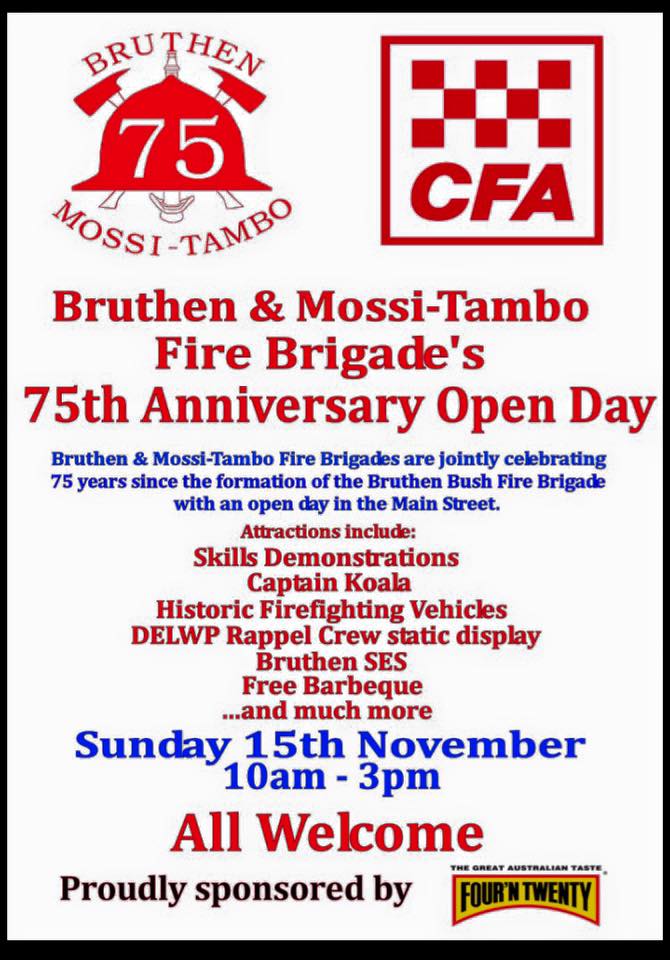 c_bittner1's tweet photo. Come along to Bruthen for a fun CFA day out free BBQ and lots to see! @CFAGippsland @CFASouthEastACO @FOURNTWENTY https://t.co/6xptxxCq7a