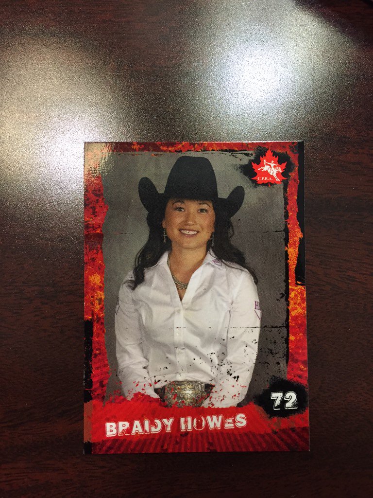 BraidyHowes's tweet photo. Come get your players cards from the contestants! #CFR42 https://t.co/yCTC19yliI