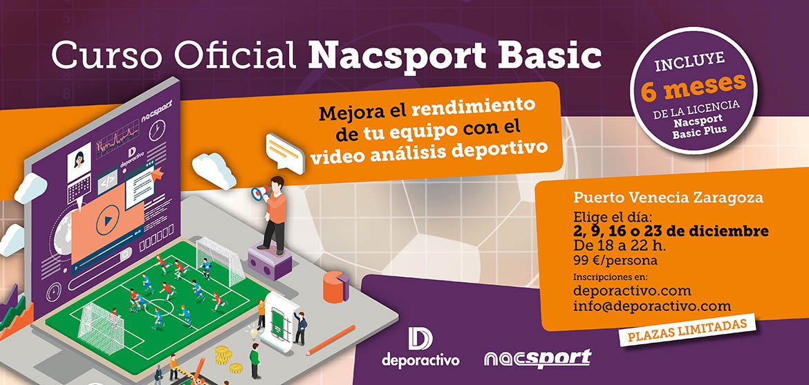 DEPORACTIV0's tweet photo. Curso Oficial de Nacsport Basic | @DEPORACTIV0 
Mas información: https://t.co/rI0EjnoTD9 https://t.co/y0w0sS4z5T