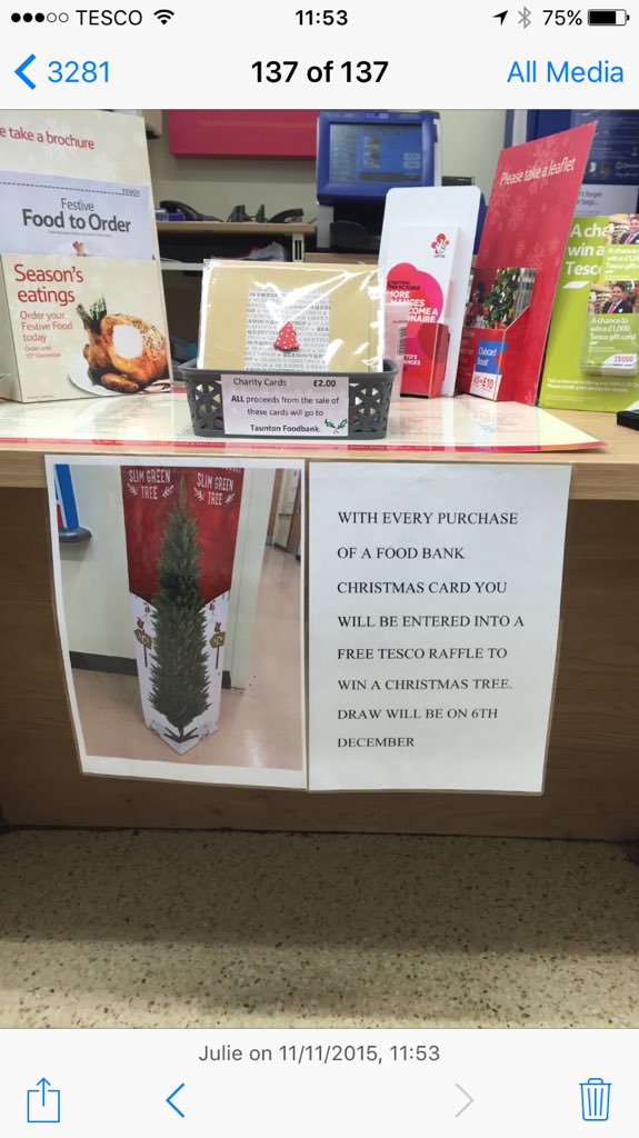 hayleyroberts1's tweet photo. @ZestPayroll @TauntonFoodbank Some extra encouragement to buy your lovely cards from our team in Tesco Taunton X https://t.co/9hVDXNOfOY