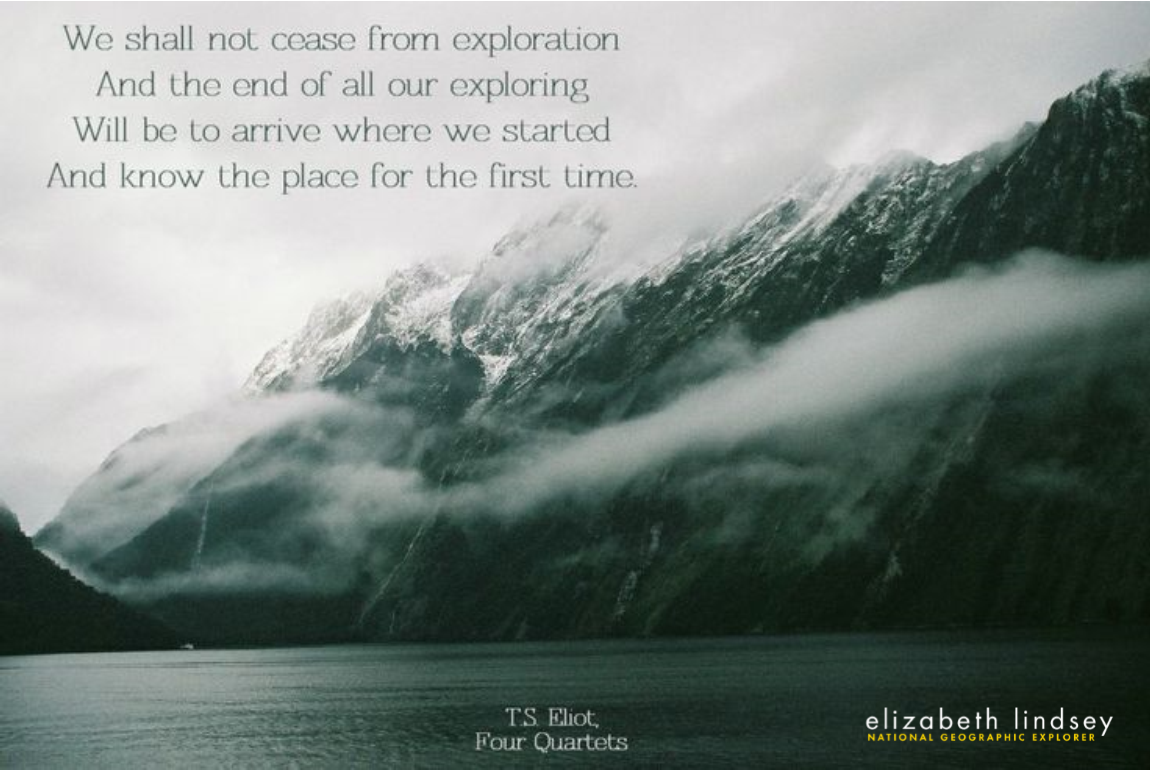 The process of searching for something outside of ourselves reveals the truth within ourselves.