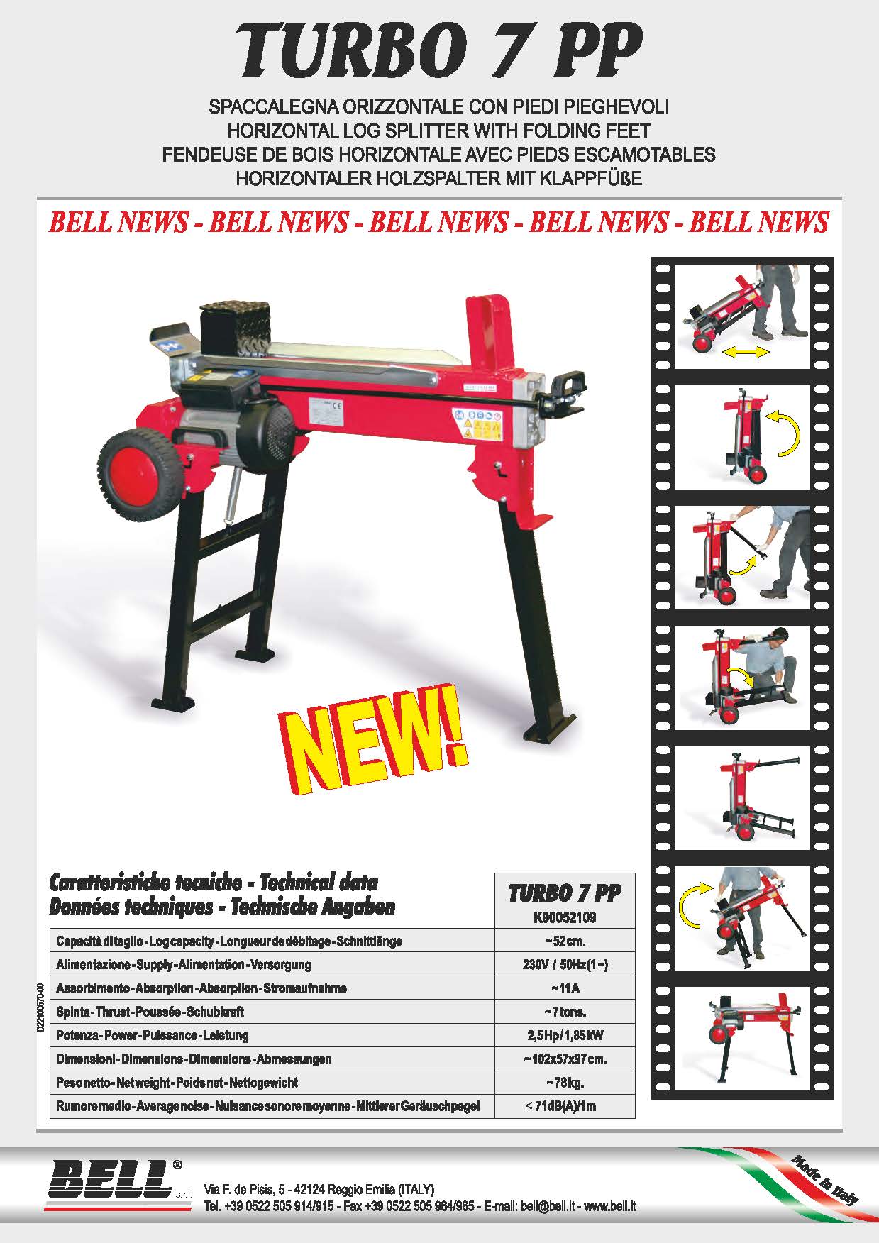 Bell 2024 log splitter