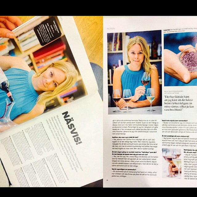 Tack för den fina intervjun Åsa Fridman! @fotografgkaiser👌 
<a href="/Vinkallan/">Vinkällan</a> 
#vasastanmagasin 
#vinkällan