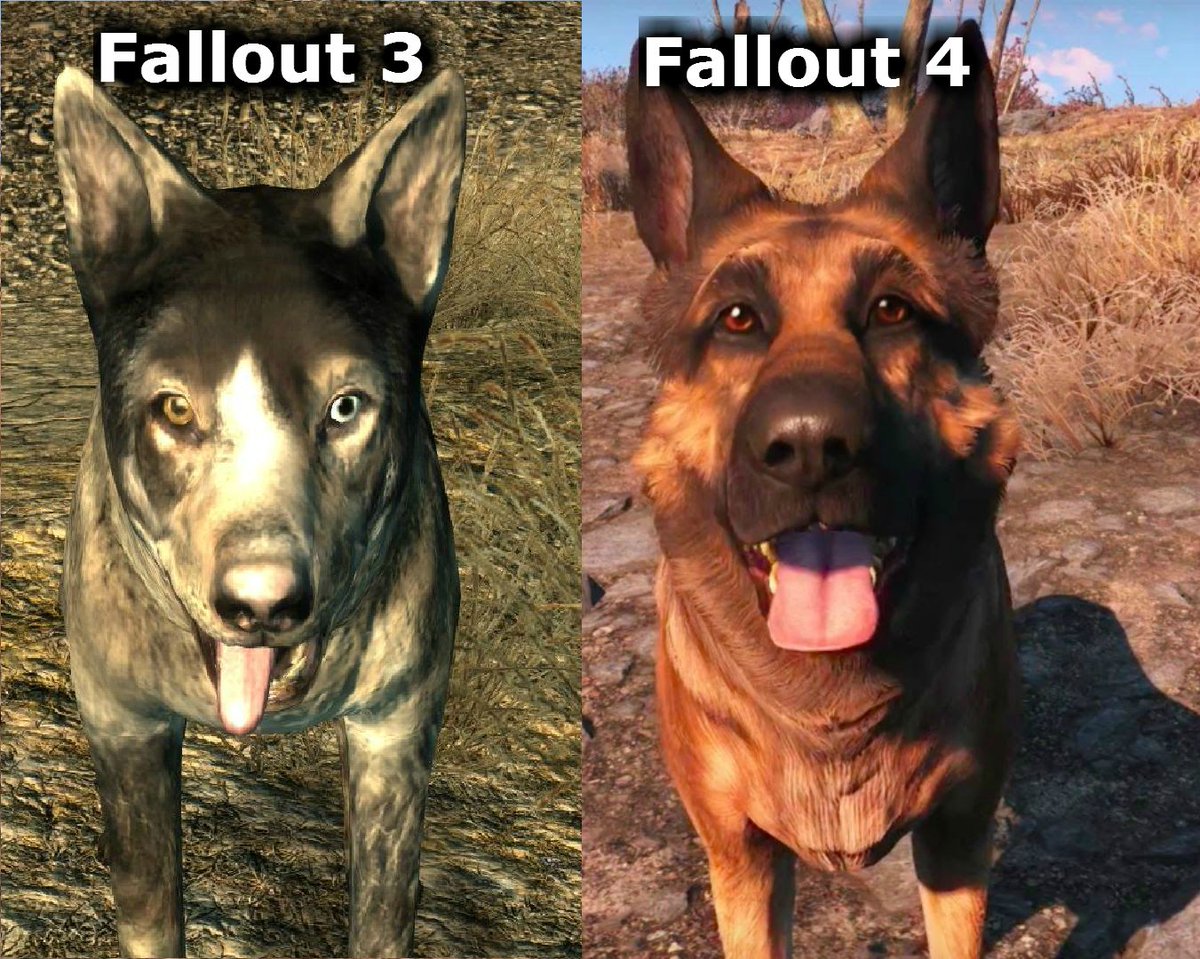 R L Z 3 R Twitterissa Falloutのコンパニオン 犬 でみる08年と15年 Fo3のドッグミートにはお世話になりました 噂ではfo4でも強くて賢くてカワイイとの噂なので12月が楽しみです Rt T Co Yqb0wskcb1 T Co Ylegvny2mi