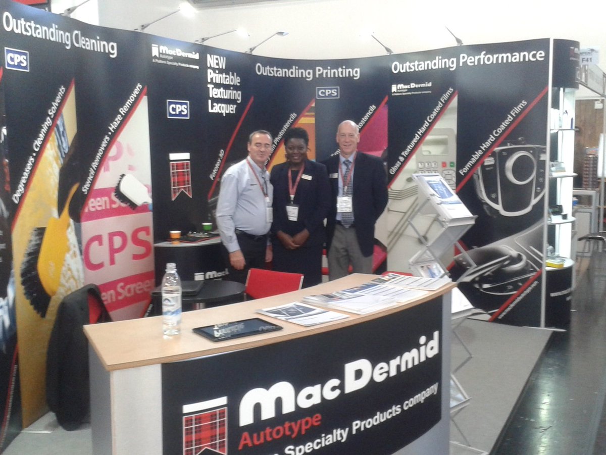 CPS1982uk's tweet photo. @IMI_Europe @WilliamShorter1 @MacDermAutotype we're all here #InPrint15 #InPrint2015 Stand 41 #screenprinting https://t.co/1vOjKN4yY3