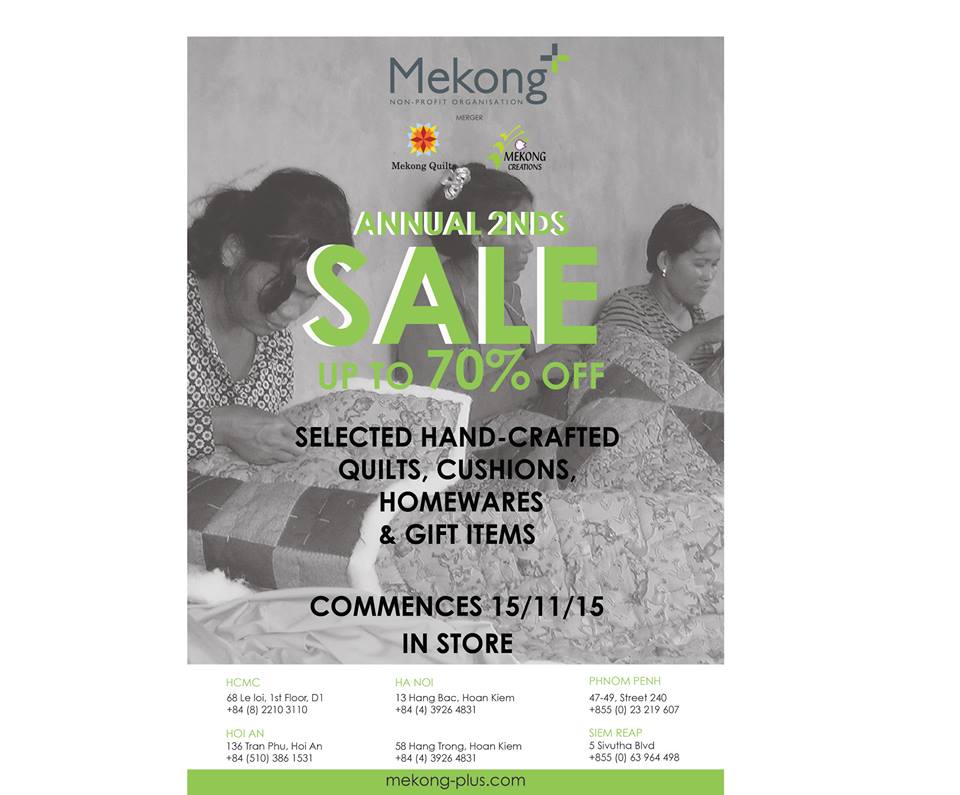 SECOND SALES is coming ! 15/11/15 - 31/12/15