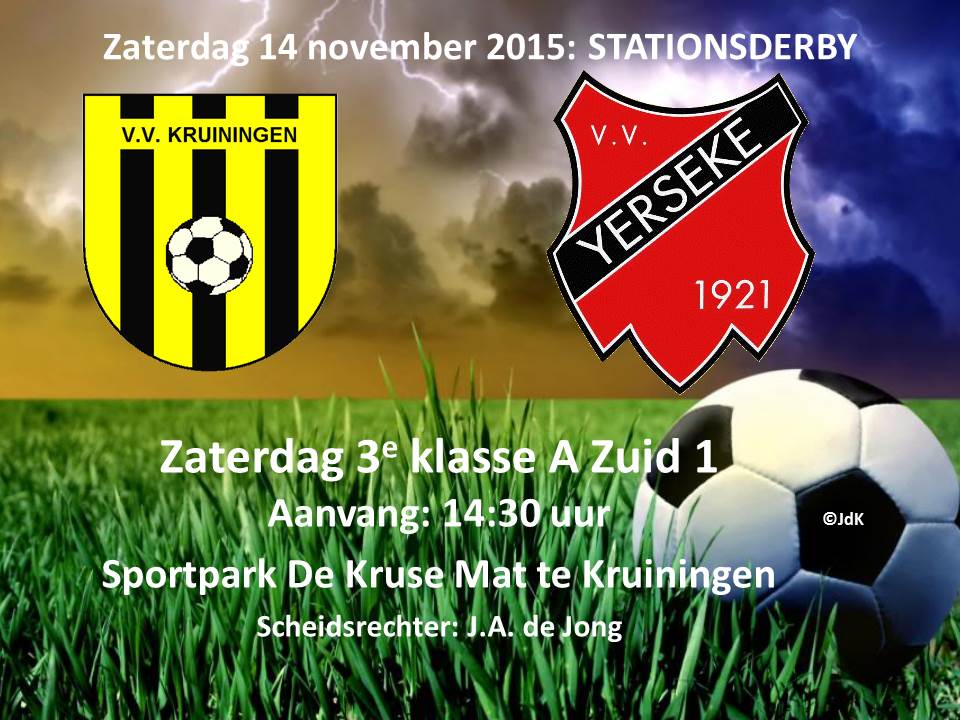 VVYerseke's tweet photo. Kan @VVYerseke na 6 jaar weer van @VVKruiningen 1 winnen op Sportpark De Kruse Mat in competitieverband? https://t.co/myv8Vvlo4D