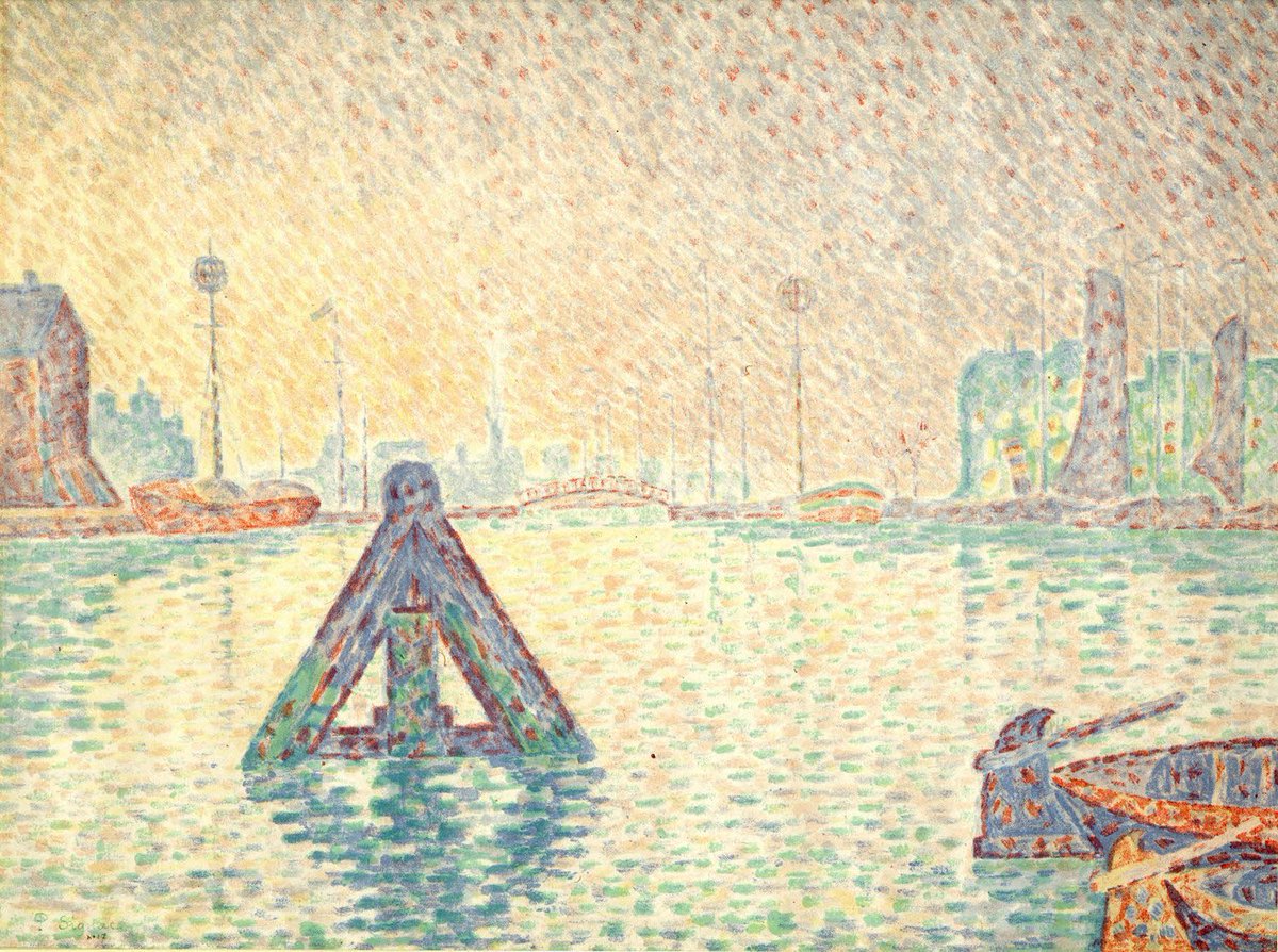 britishmuseum's tweet photo. Artist Paul Signac was born #onthisday in 1863, famous for his pointillist style https://t.co/pmUQ4nSp3n https://t.co/0NZX6QEL9q