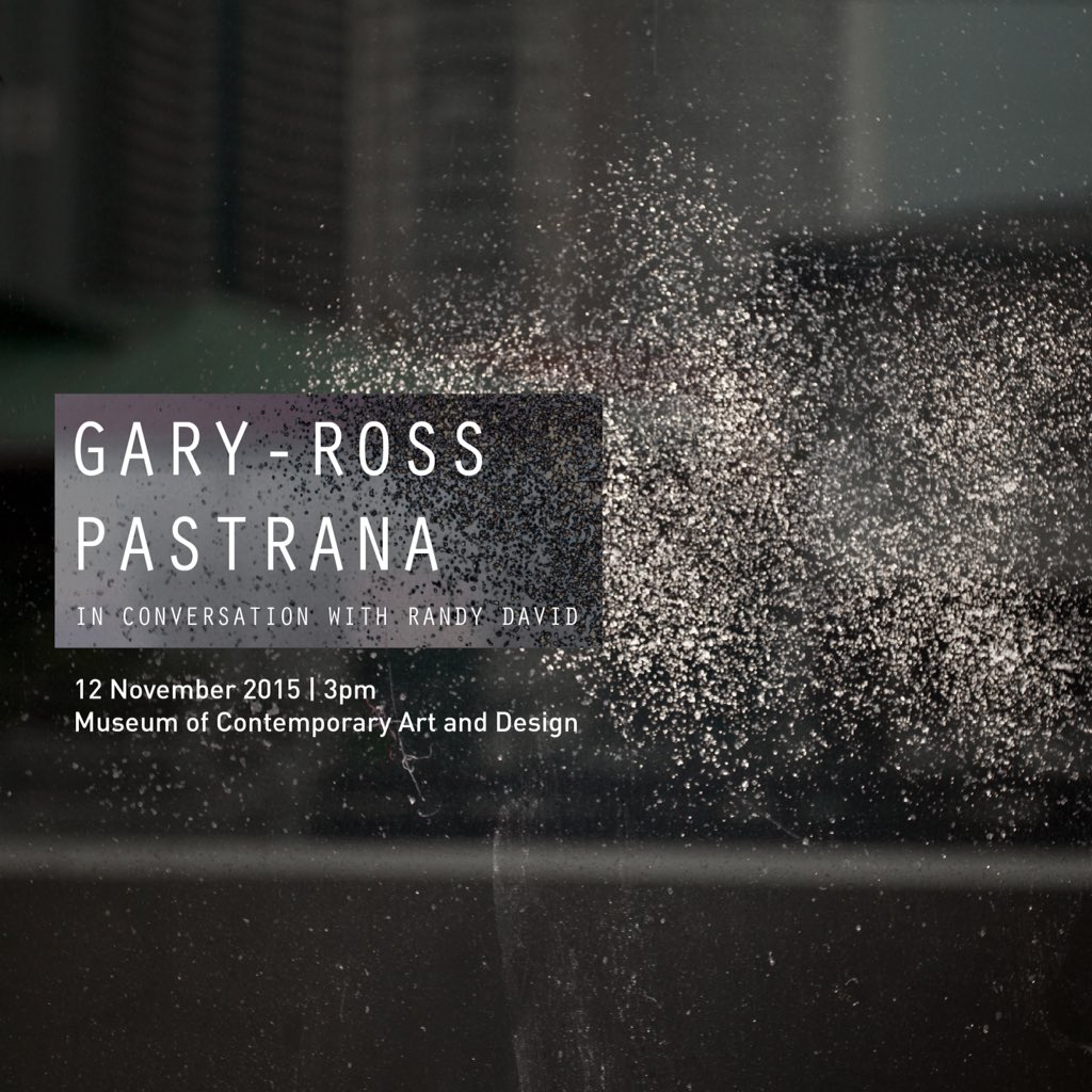 MCADManila's tweet photo. Tomorrow at 3pm! Artist Gary-Ross Pastrana with Prof. Randy David! #arteducation #mcadmanila #benilde #randydavid https://t.co/fsm0ystu1L