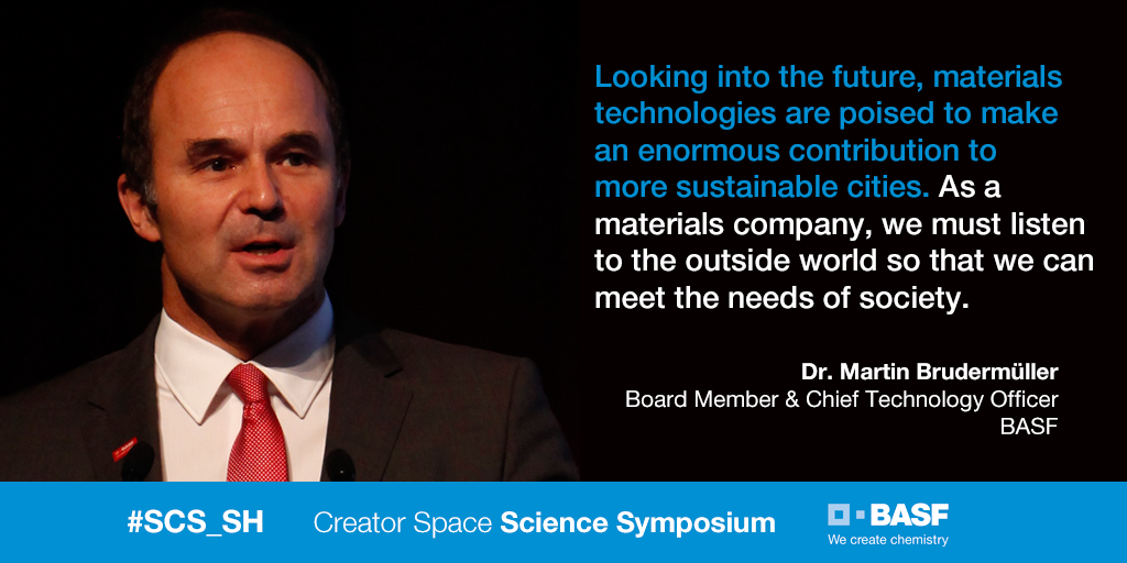 BASF_Asia's tweet photo. BASF board member Martin Brudermüller closes the #SCS_SH with a eye towards the future. https://t.co/BAzq5R2y2x