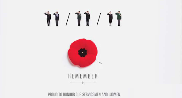 Make sure you honor those who served to protect us!  The two minute silence today at 11am #ArmisticeDay