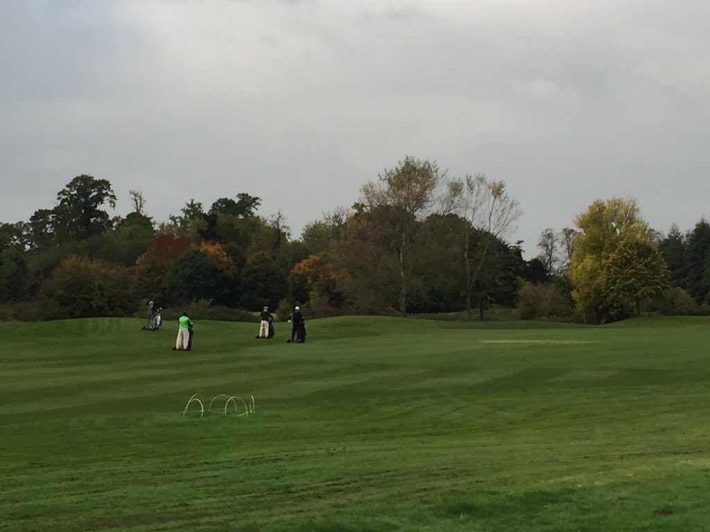 Arnolddutoit's tweet photo. A bit gray, but @Bucksgolfclub looking spectacular, and a great course for the @RolleyGolf Experience #luxury #golf https://t.co/0Zfptl7akM