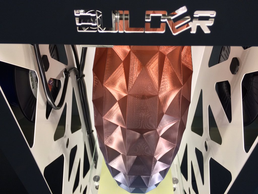 builder3Dprint's tweet photo. Share your Builder prints with #builder3dprinters #bigbuilder like this customer did printing with color mixing! https://t.co/b9brRTlu52
