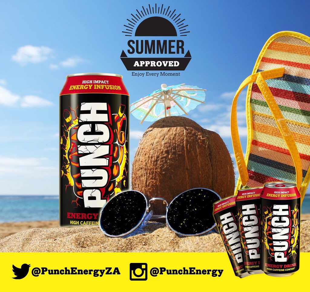 PunchEnergyZA's tweet photo. We stay chill so you stay cool, energised & refreshed. Officially summer approved ;) #HighImpactEnergy #ForThePeople https://t.co/ppJEKZSZ6q