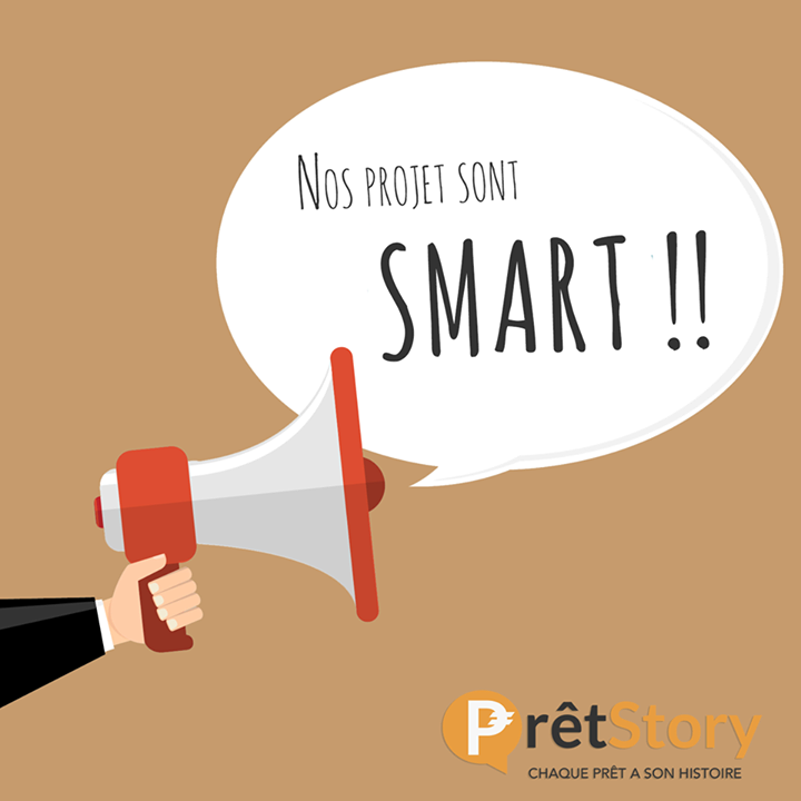 PretStory's tweet photo. Nos projets sont SMART #simple #mesurable #atteignable #réaliste #temporel 
#pretstory #crowdlending https://t.co/pLLbhnK7ZN