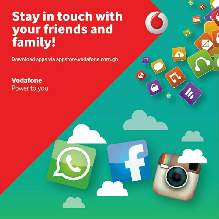 TelecelGhana's tweet photo. The Vodafone Appstore is live. Download all your cool apps and stay in touch with your friends and family https://t.co/1FAlm8sT0n