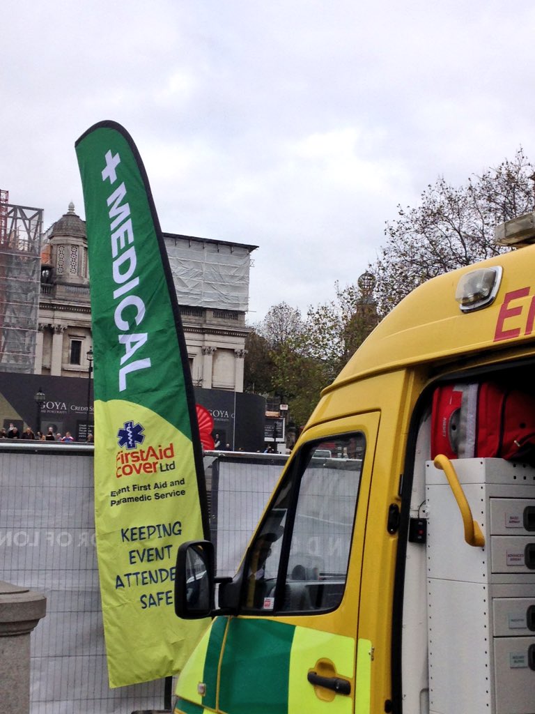 FACLTD's tweet photo. #Nurse and #paramedic teams on standby today for @PoppyLegion #SilenceintheSquare #TwoMinuteSilence #ArmisticeDay https://t.co/POz6CWpaf6