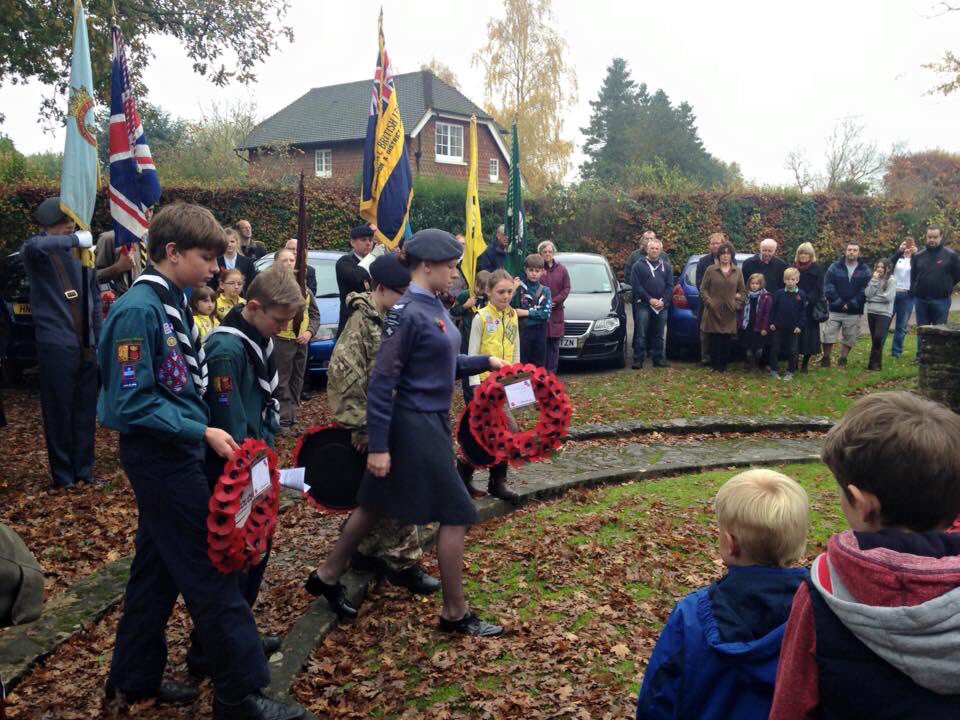 2412Aircadets's tweet photo. Rememberance Service on Sunday. Cpl laying the wreath @PoppyLegion #WeWillRememberThem https://t.co/6uEbyI1XfX