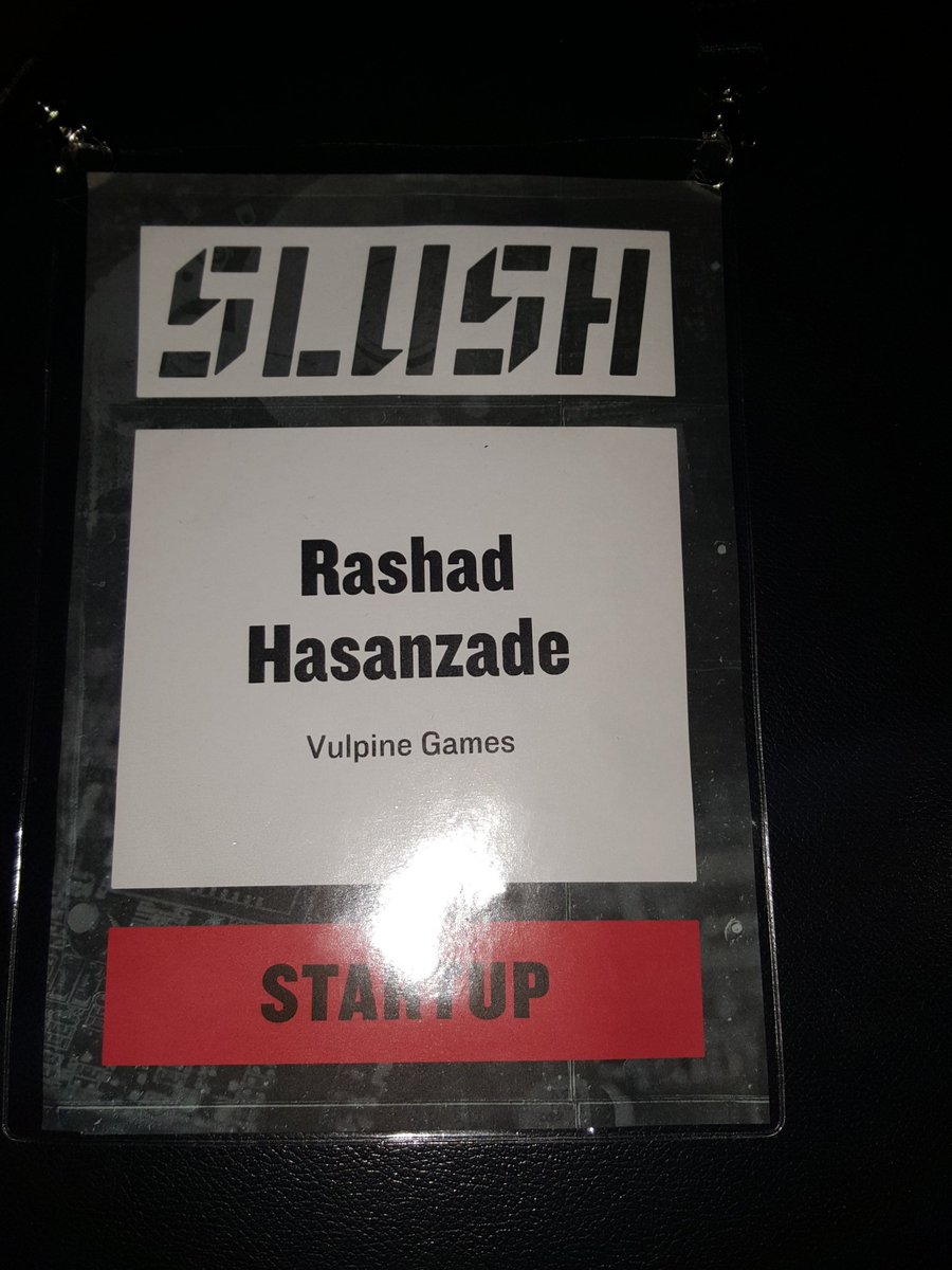 OnlyRashad's tweet photo. #Slush2015 #vulpinegames #indiedev https://t.co/2Jvm7SyPoy