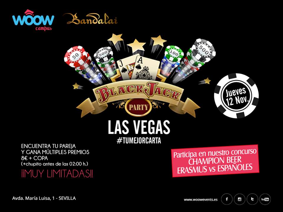 #Felizmiércoles! ¿Qué haces mañana? Ven a Black Jack #Party y apuesta #tumejorcarta! <a href="/Verano2014Svq/">Uthopia Jueves Uni..</a> <a href="/Bandalai/">Bandalai Sevilla</a> #tds