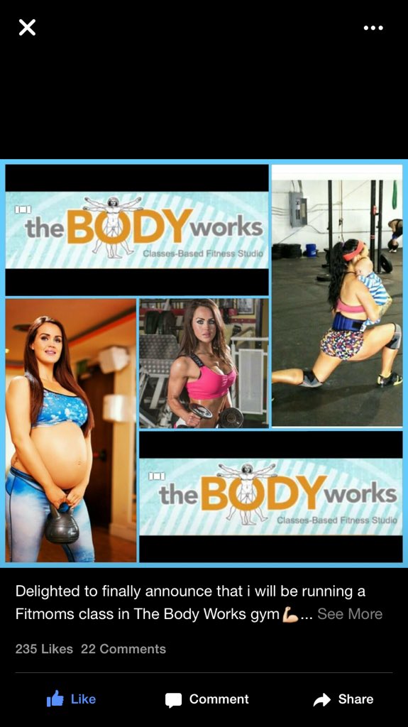 BodyWorksGalway's tweet photo. delighted that Phoebe McVey is joining us @BodyWorksGalway for FitMoms class every Wed 10.30 am starting 18th Nov https://t.co/oLiZ1w5pNx