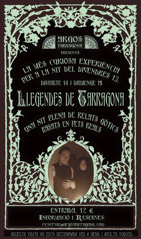 TGNturisme's tweet photo. @argostarragona ha preparado una edición especial de "Leyendas de #Tarragona". Este viernes y sábado a las 22.30h https://t.co/HsXHaEoCY1