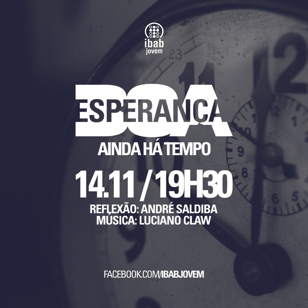 ibabjovem's tweet photo. Esperamos por você! #BoaEsperanca #IBABJovem https://t.co/GcjURw3wtV