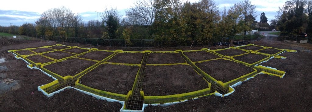 A1Infrastructur's tweet photo. Foundations already for concrete new co op at old leak boston https://t.co/dDNMVcdPab