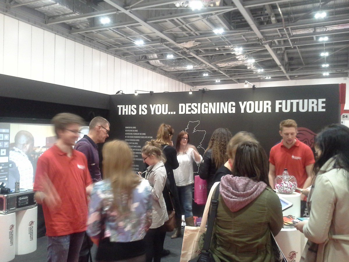 DMU_CEM's tweet photo. Great buzz here at #UCASdesign! Come have a go on our grafitti wall on stand 53! #DMUdesign https://t.co/45nSr1GOIF