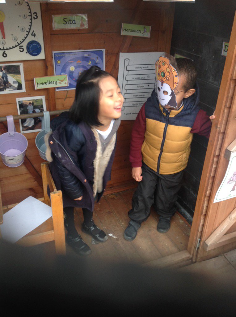 MissLinsleyHMPS's tweet photo. We dramatically #reenacted the #story of #RamaandSita and then #wrote about it! #literacy #RE #drama @HerbMorrPriSch https://t.co/S1ojfIHkmR