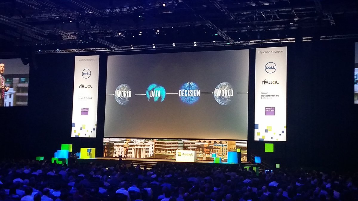 Turning the world into data #FutureDecoded World - Data - Decision - World. <a href="/digi_together/">digital.together</a> <a href="/Kent_Connects/">Kent Connects</a>