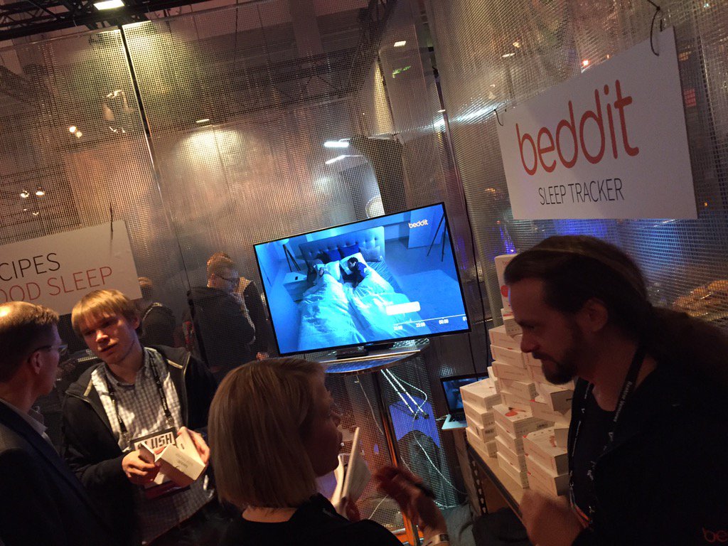 Greetings from #slush15! Found some friends from <a href="/beddit/">Beddi Taylor</a>.