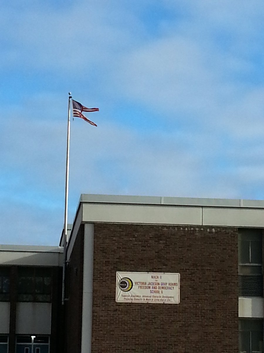 afjgroup's tweet photo. @BaltCitySchools @MayorSRB @EricaLG It's Veteran's Day! Replace or remove the flag at PS #349 https://t.co/JJQFVzhzz3
