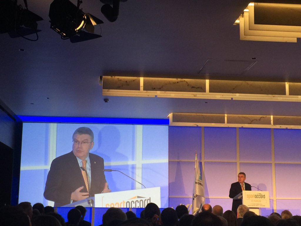 Kirsan__'s tweet photo. На заседании Совета СпортАккорда выступил президент МОК Томас Бах https://t.co/ribPsYHgEN