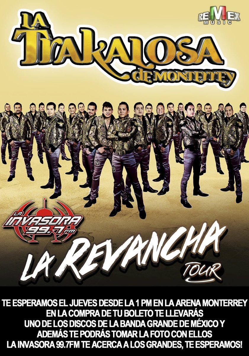 jos_lasnum2's tweet photo. Jueves a la 1 pm no te puedes perder en la @ArenaMtyOficial foto con @edwintrakalosa y @bandatrakalosa #lasnum2 https://t.co/jh55b8tmTx