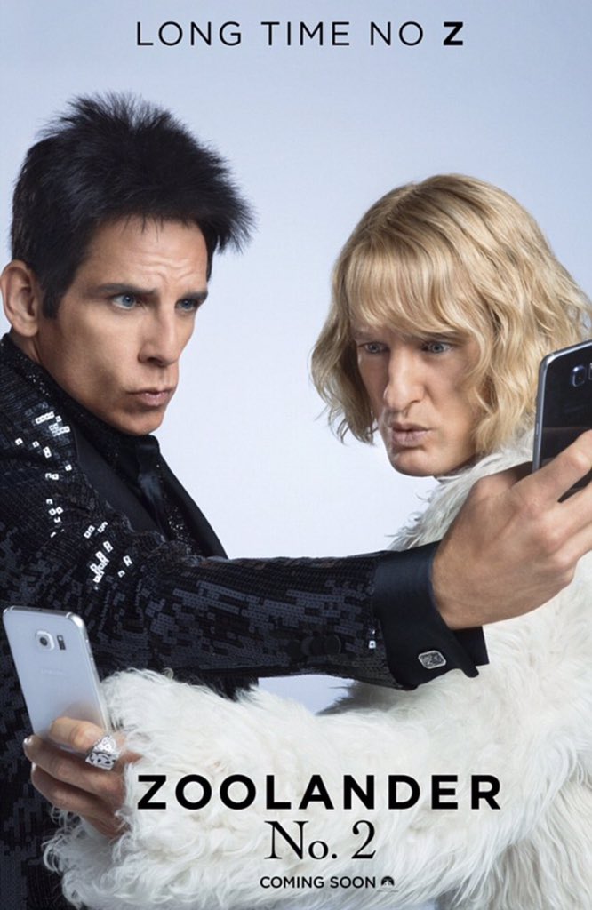 benniedenton's tweet photo. Cannot wait for #Zoolander2 #comingsoon #longtimenoz https://t.co/WFZIBQMtYV
