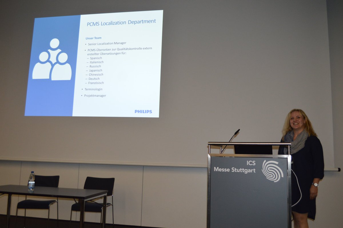 Kaleidoscope_AT's tweet photo. Daniela Fleck, Philips, referiert über standardisierte, skalierbare, kollaborative Terminologie #tekom15 #quickterm https://t.co/vARpc4zieg