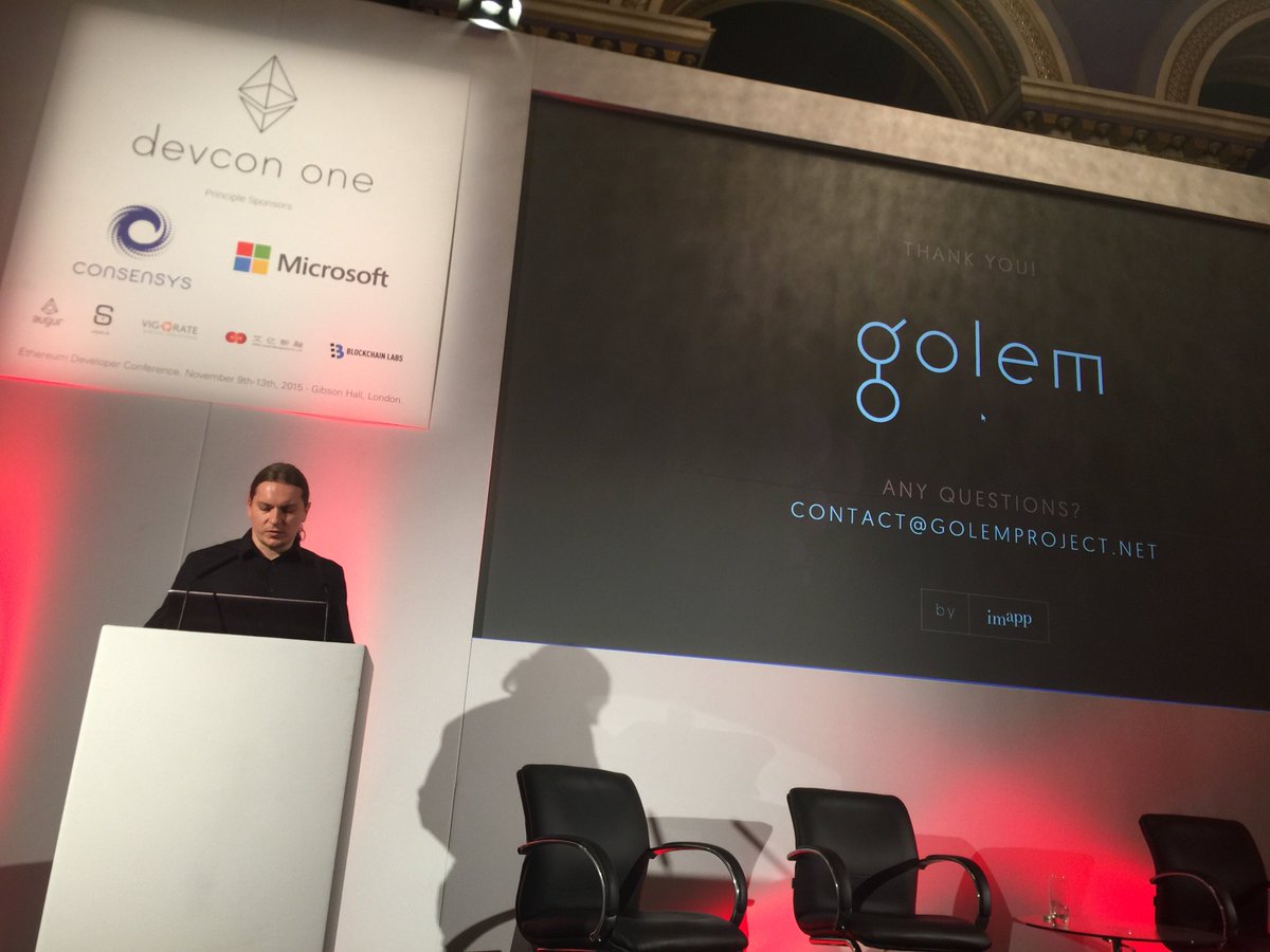 Piotr Janiuk of Project Golem presents “Nano Payments on Ethereum”  #blockchain #payments #devcon1 #finance