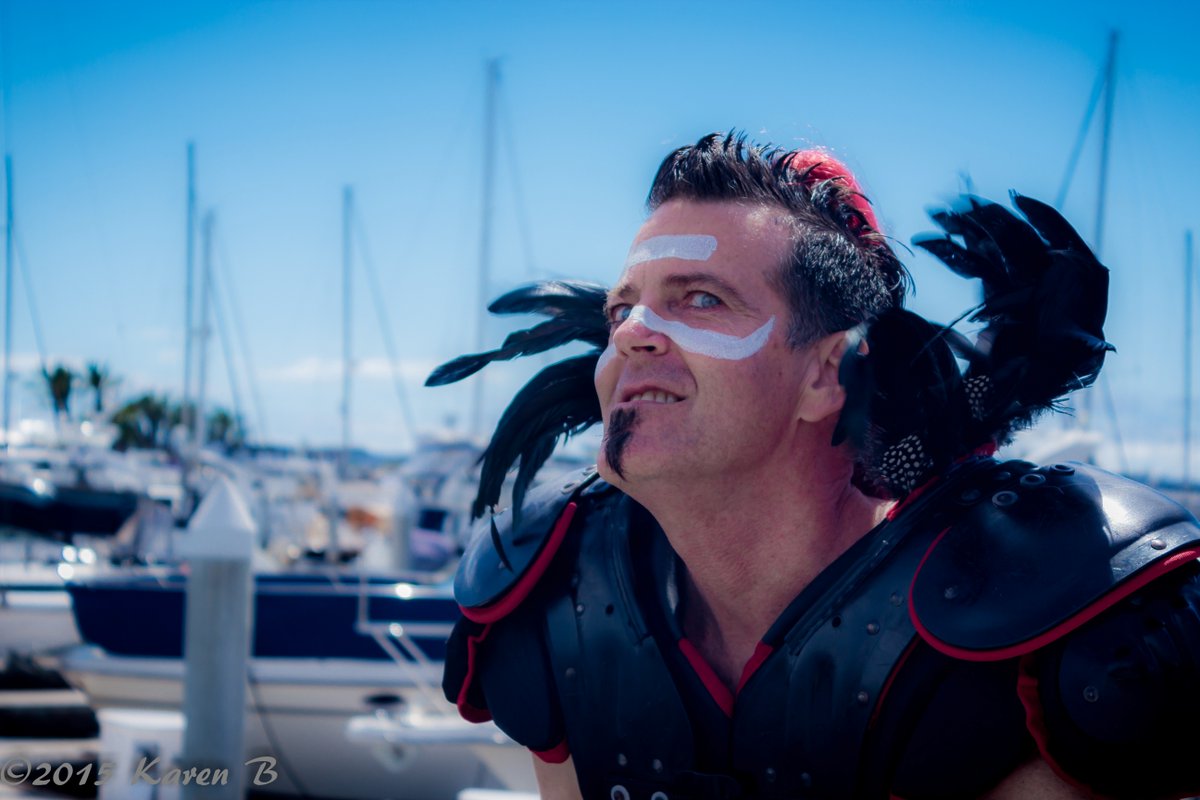 theironpup's tweet photo. Mom said my face might stay like that if I kept it up!  Thanks Karen Borter Cosplay Photography!

#madmax #sdcc https://t.co/FpCbsXYHHr