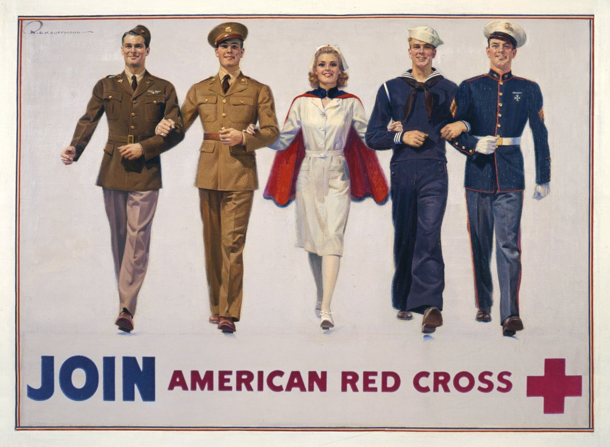 RedCrossOK's tweet photo. Thank you to all who have served our country! #VeteransDay #RedCross #throwbackposter https://t.co/f2umZ0xwcz