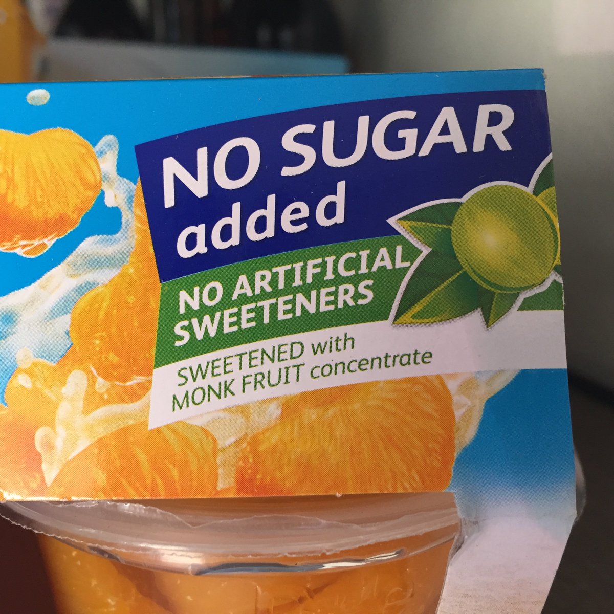 SO impressed!! Thank you #Dole for taking a chance on other #naturalsweeteners out there! #Monkfruit #NoSugar