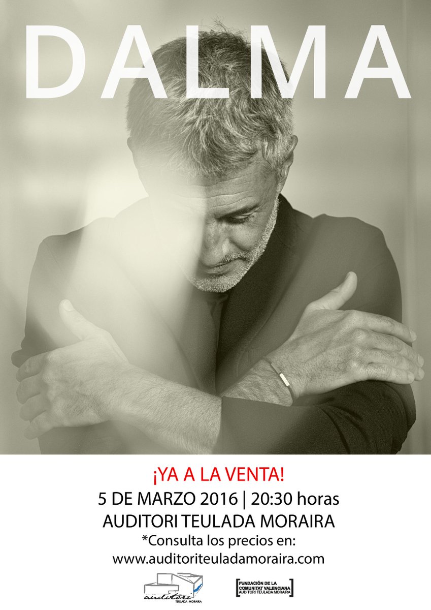 ¿Te lo van a contar? @SDalmaoficial en concierto el 5 marzo. No te quedes sin tu entrada! #auditoritm #musicadirecto