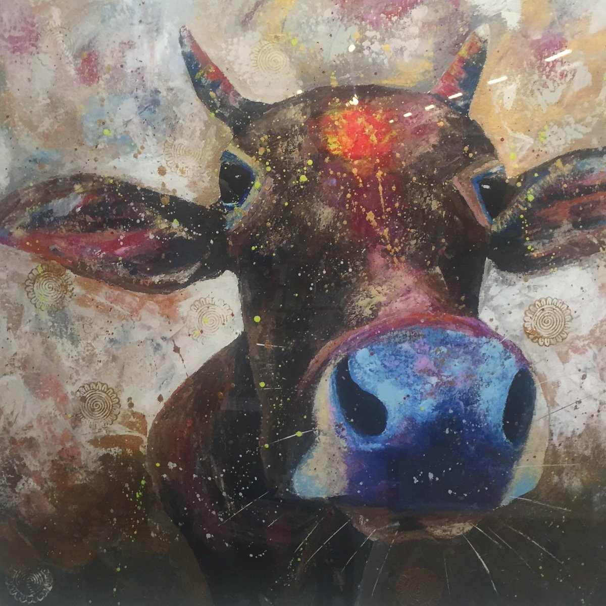 BrownCowLdn's tweet photo. Thrilled with our gorgeous new team recruit, Powder. Thank you @chargerrard!
#Painting #Cow #Love https://t.co/qjvPnOkdod