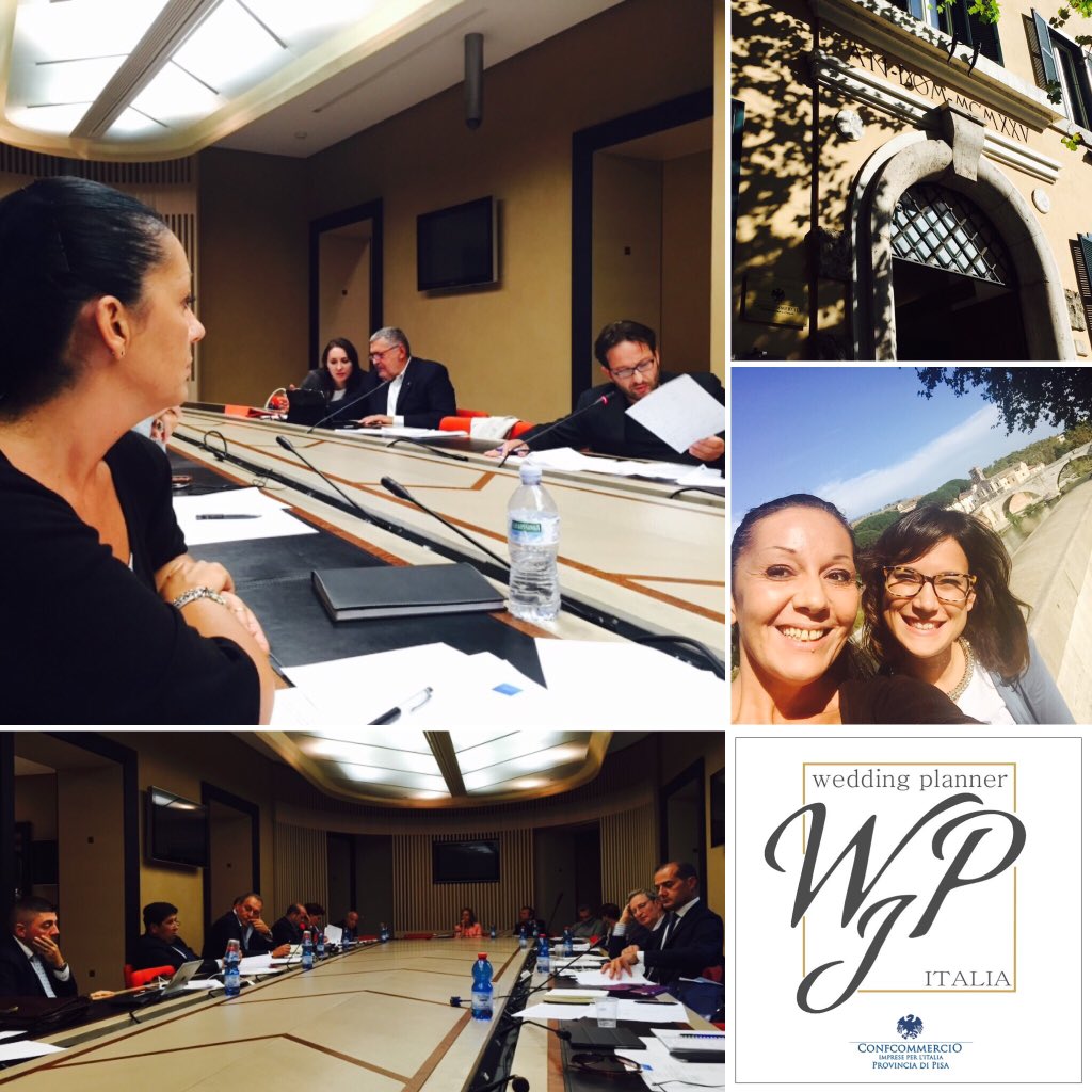 UnioneWPI's tweet photo. UnioneWpi @ConfcommercioPi al tavolo per le  nuove professioni #ConfcommercioItalia #professioneweddingplanner https://t.co/hFsHhu3Q8u