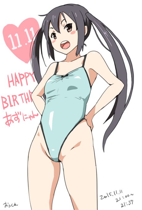 ワンドロ絵心おめでとうあずにゃん 