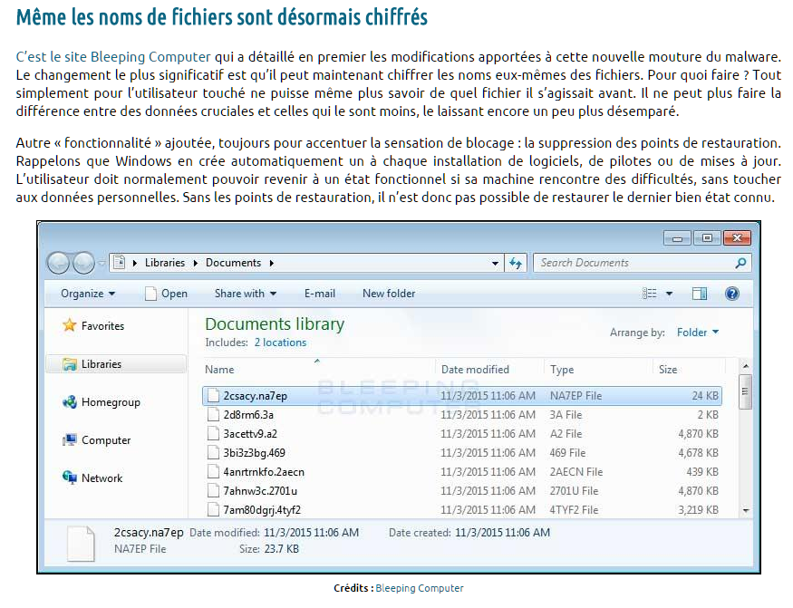 FranckyPedia's tweet photo. #Ransomwares -> les raffinements de #CRYPTOWALL4 , les erreurs de #PowerWorm https://t.co/isLE0IFW5O via @nextinpact https://t.co/bB0K7YIyTB