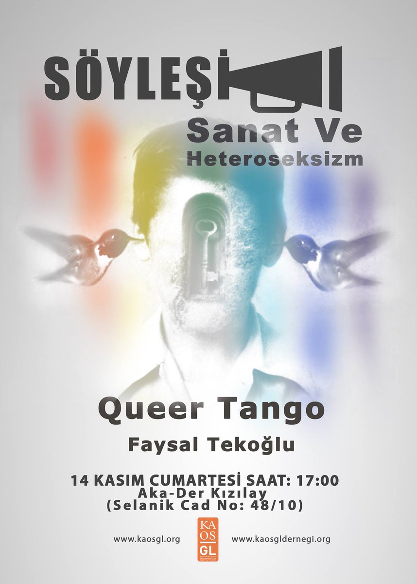 TangoOut's tweet photo. KaosGL Derneği,“Sanat ve Heteroseksizm” Ctesigünü gerçekleşecek söyleşide Faysal Tekoğlu ile kuir tango konuşulacak. https://t.co/721NvpDhed