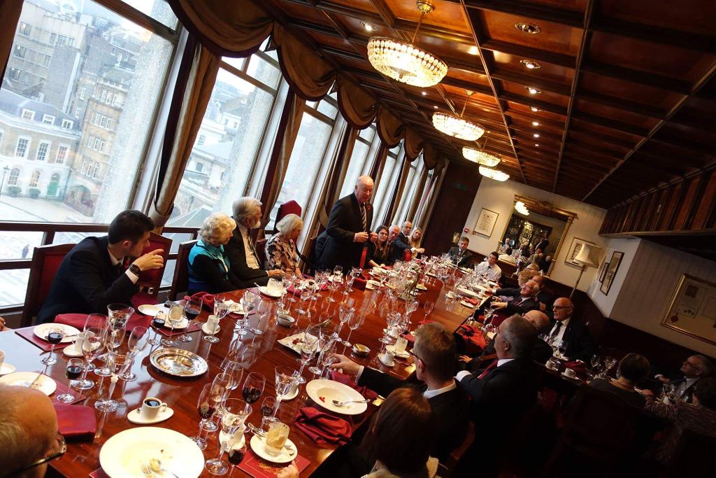 The District Grand Prefect addressing the inaugural District Lunch <a href="/GuildhallLondon/">Guildhall London</a>